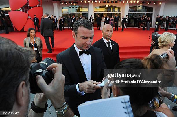 Liev Schreiber attends 'The Reluctant Fundamentalist' Premiere And Opening Ceremony during the 69th Venice International Film Festival at Palazzo del...