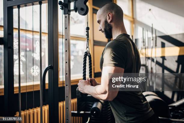 Exercises With Ropes Heavy 1,061 Heavy Rope Exercises Stock Photos, High-Res Pictures, and Images ...