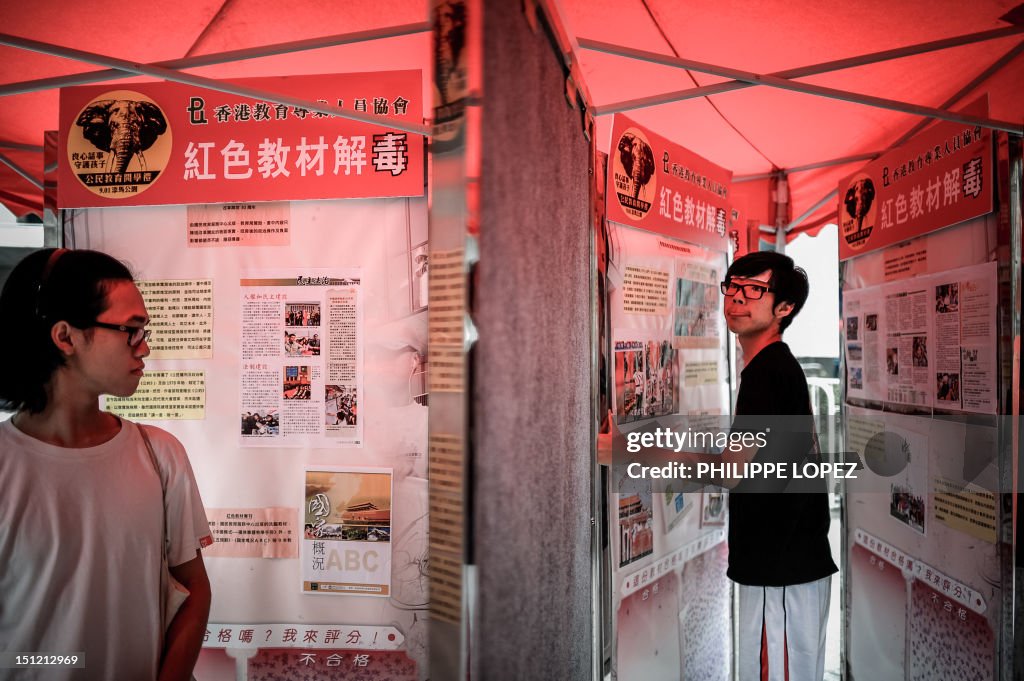 HONG KONG-CHINA-POLITICS-EDUCATION-PROTEST