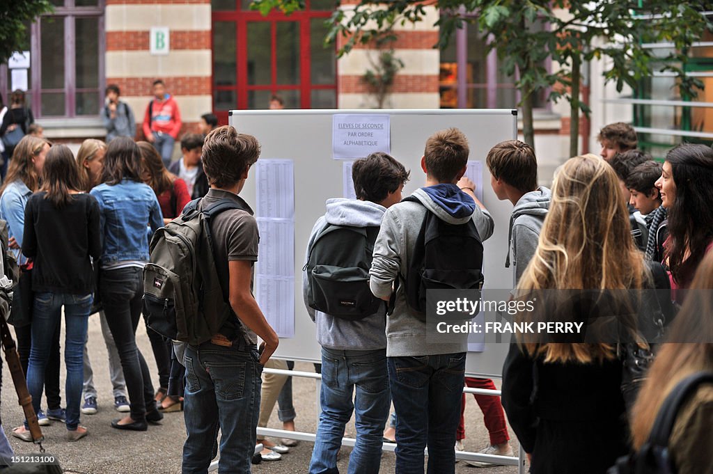 FRANCE-EDUCATION-SCHOOL-YEAR-START