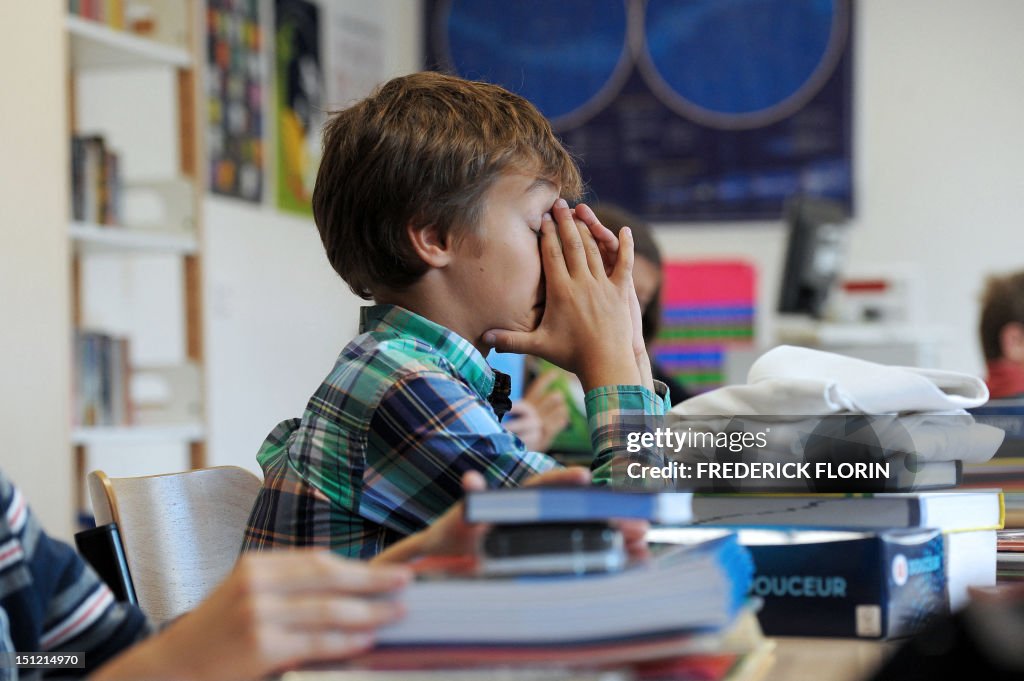 FRANCE-EDUCATION-SCHOOL-YEAR-START