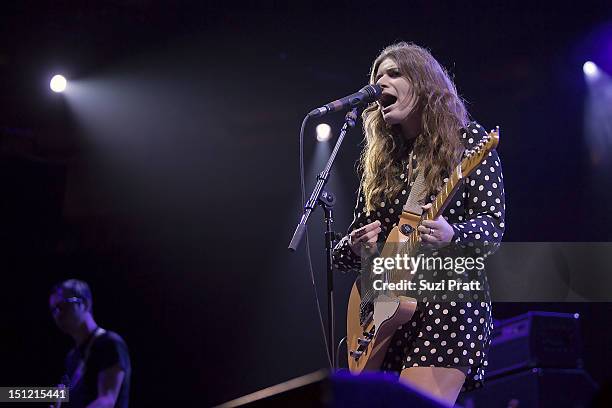 Bethany Cosentino of Best Coast performs live at the Bumbershoot Music and Arts Festival at Seattle Center on September 3, 2012 in Seattle,...