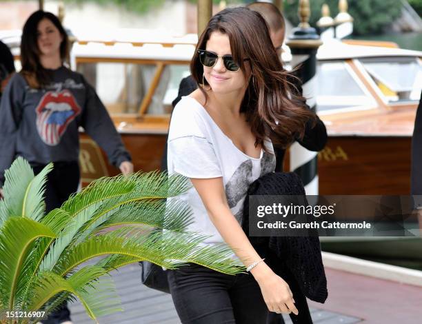 Actress/singer Selena Gomez seen during the 69th Venice Film Festival on September 4, 2012 in Venice, Italy.