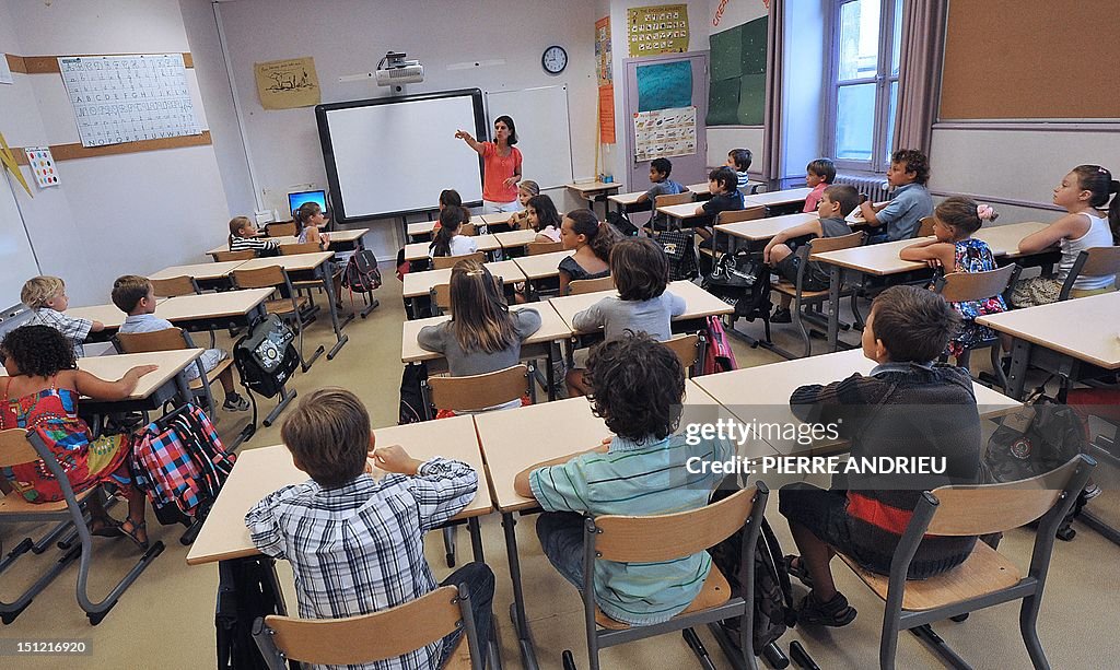 FRANCE-EDUCATION-SCHOOL-YEAR-START