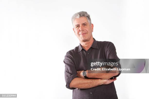 Chef/host/author Anthony Bourdain is photographed for Ad Week on July 27, 2012 in New York City.