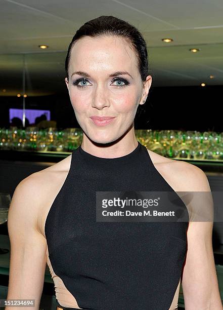 Victoria Pendleton arrives at the GQ Men Of The Year Awards 2012 at The Royal Opera House on September 4, 2012 in London, England.