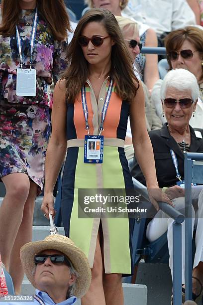 Pippa Middleton attends the 2012 US Open at USTA Billie Jean King National Tennis Center on September 4, 2012 in New York City.