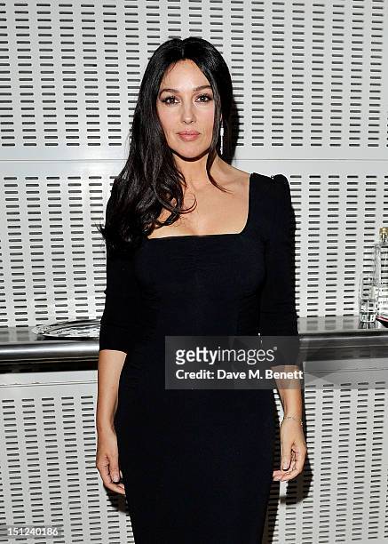 Monica Bellucci arrives at the GQ Men Of The Year Awards 2012 at The Royal Opera House on September 4, 2012 in London, England.
