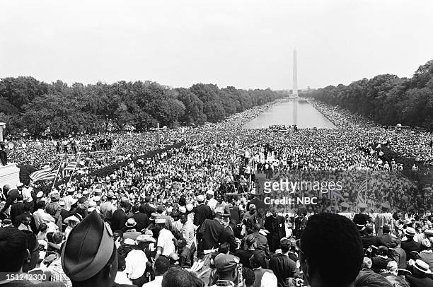 News -- MARCH ON WASHINGTON FOR JOBS AND FREEDOM 1968 -- Pictured: Crowds gather at the National Mall during the March on Washington for Jobs and...