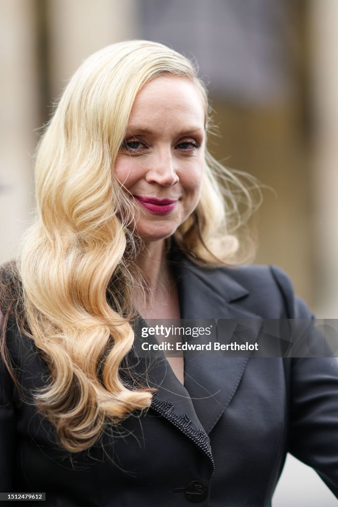 Celebrity Sightings - Paris Fashion Week - Haute Couture Fall/Winter 2023/2024 - Day One