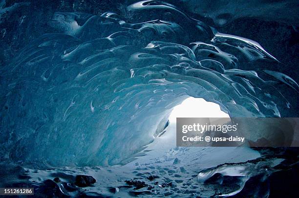morteratsch - ice cave stock pictures, royalty-free photos & images