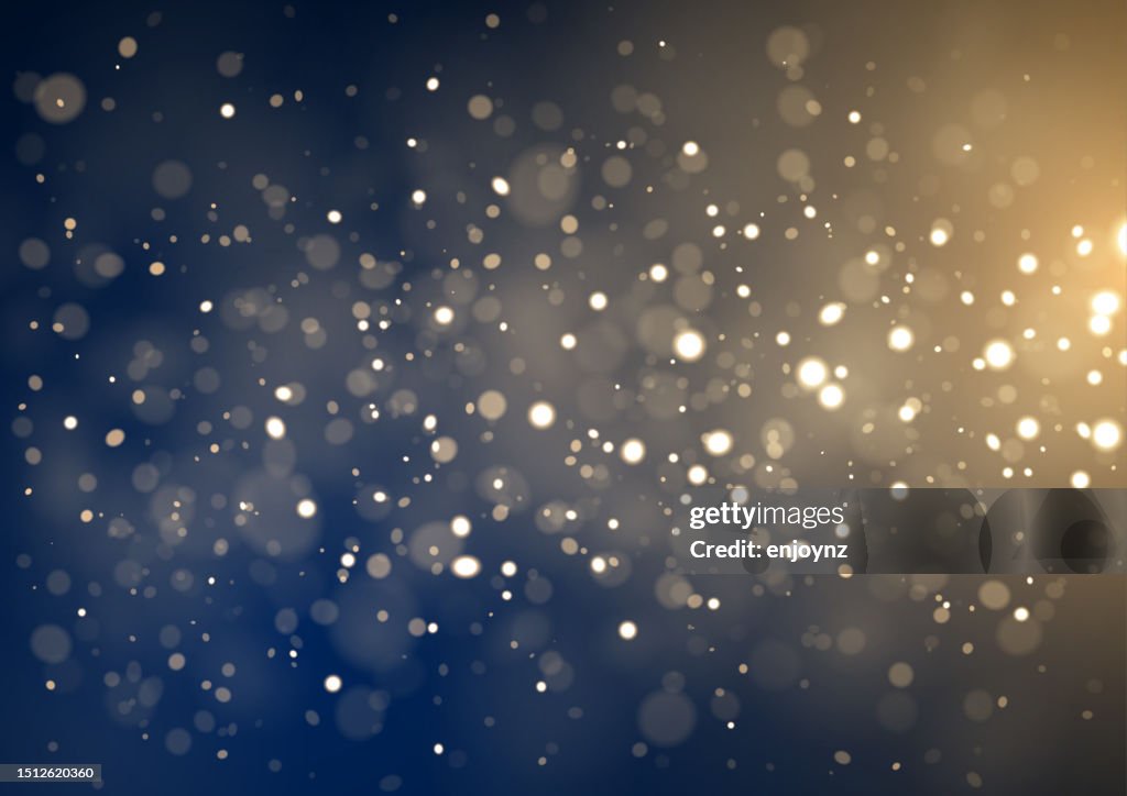Glitzernder Golden Christmas DesignHintergrund