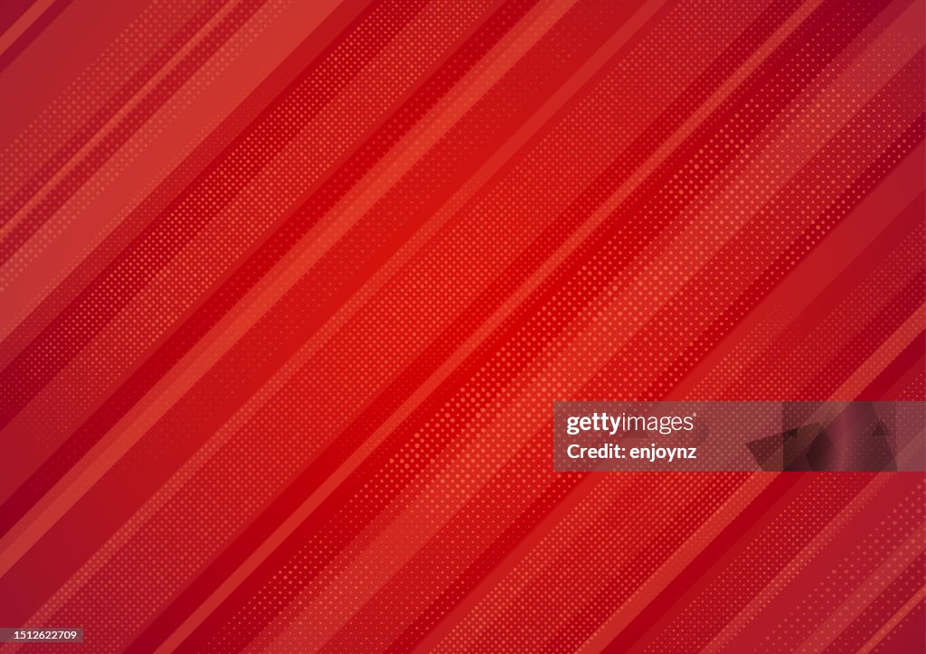 Red Half Tone Pattern Angled Lines Background High-Res Vector Graphic ...