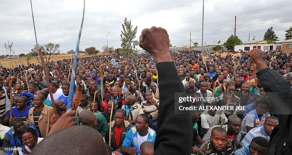 SAFRICA-MINE-PROTEST