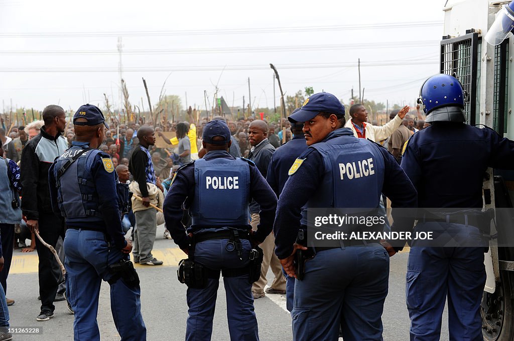SAFRICA-MINE-PROTEST