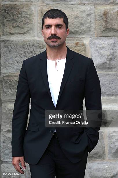 Actor Ozcan Deniz from the film 'Araf - Somewhere In Between' poses during the 69th Venice Film Festival at the Cinecitta Luce space on September 5,...