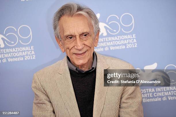 Actor Roberto Herlitzka attends "Bella Addormentata" Photocall at the 69th Venice Film Festivalon September 5, 2012 in Venice, Italy.