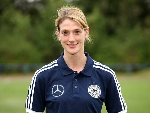 Chef Mona Nemmer poses during the U21 Germany Team Presentation on September 5, 2012 in Kuehlungsborn, Germany.