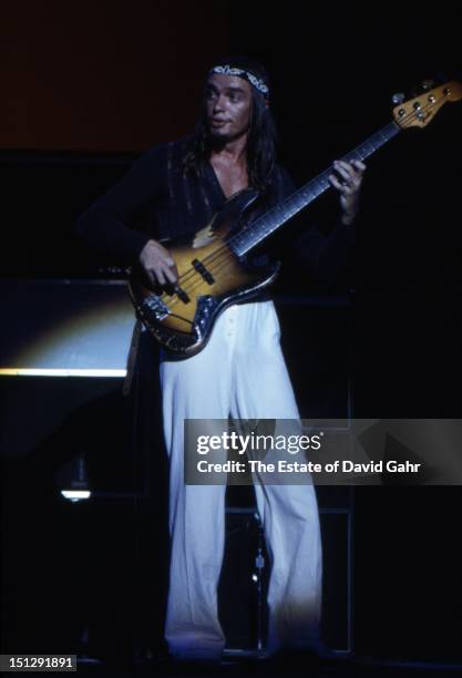 Jazz electric bassist Jaco Pastorius performs at Havana Jam, an historic three-day series of music concerts sponsored by the American music industry...