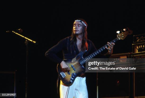 Jazz electric bassist Jaco Pastorius performs at Havana Jam, an historic three-day series of music concerts sponsored by the American music industry...