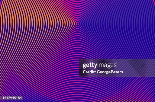 Colored background with concentric circles Colored background with concentric circles