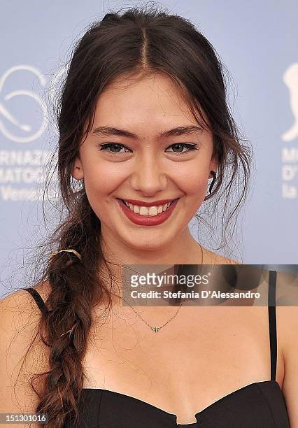 Neslihan Atagul attends "Araf - Somewhere In Between" Photocall at the 69th Venice Film Festival on September 5, 2012 in Venice, Italy.