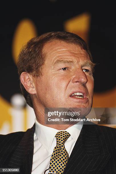 Party leader Paddy Ashdown speaking during the Liberal Democrat Party election campaign in London, 7th February 1992.