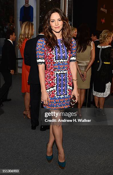 Katharine McPhee attends the 9th annual Style Awards during Mercedes-Benz Fashion Week at The Stage Lincoln Center on September 5, 2012 in New York...