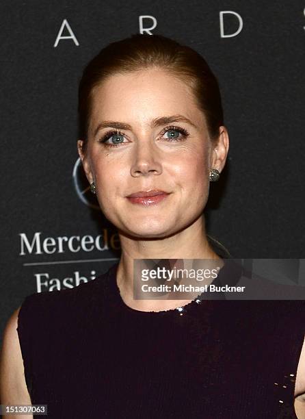 Actress Amy Adams arrives at the 9th Annual Style Awards during Mercedes-Benz Fashion Week Spring 2013 at the Stage in Lincoln Center on September 5,...