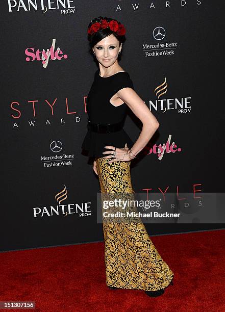 Designer Stacey Bendet arrives at the 9th Annual Style Awards during Mercedes-Benz Fashion Week Spring 2013 at the Stage in Lincoln Center on...