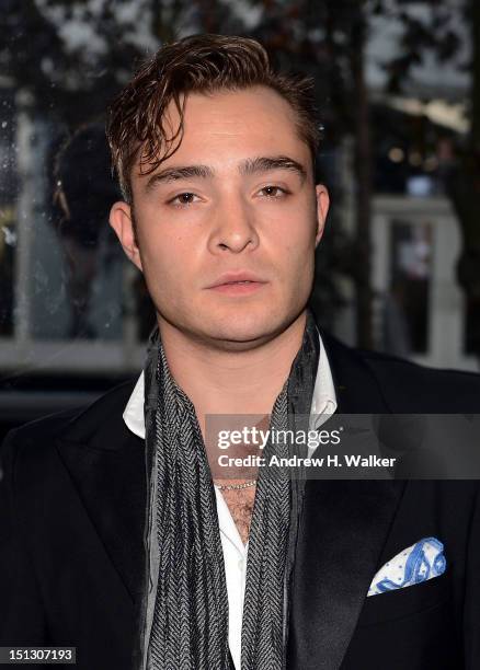 Ed Westwick attends the 9th annual Style Awards during Mercedes-Benz Fashion Week at The Stage Lincoln Center on September 5, 2012 in New York City.