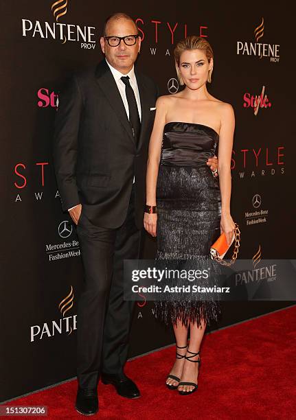 Fashion designer Reed Krakoff and actress Rachael Taylor attend the 9th annual Style Awards during Mercedes-Benz Fashion Week at The Stage at Lincoln...