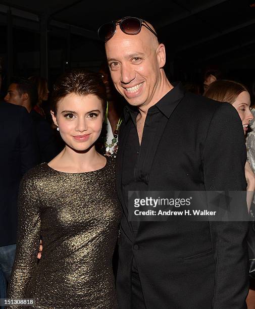 Sami Gayle and Robert Verdi attend the 9th annual Style Awards during Mercedes-Benz Fashion Week at The Stage Lincoln Center on September 5, 2012 in...