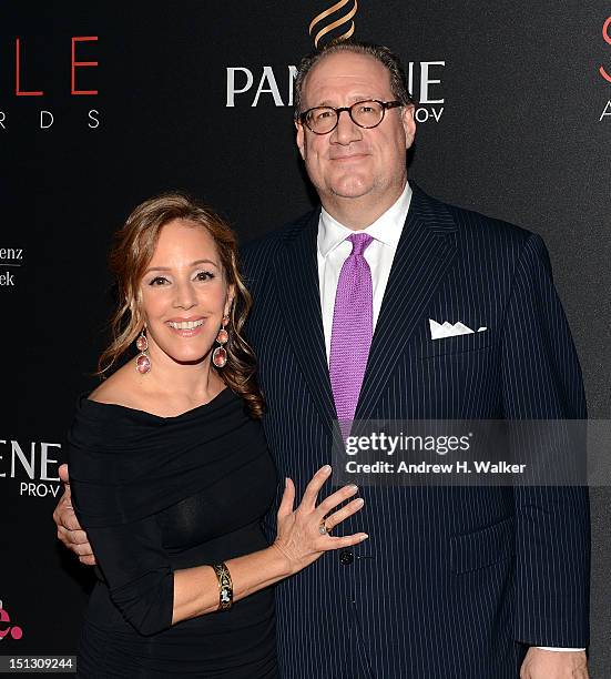 Linda Levy and Peter Levy, Senior Vice-President, Managing Director IMG Fashion Events and Properties attend the 9th annual Style Awards during...