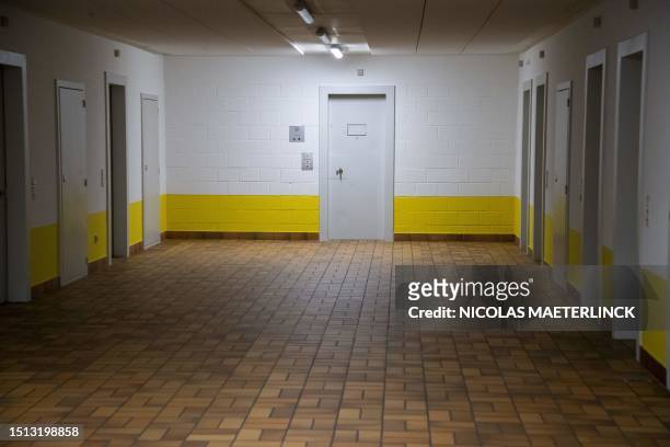 Illustration picture shows the inauguration and a press visit to the Vorst-Forest detention house, in Brussels, Friday 07 July 2023. The Regie der...