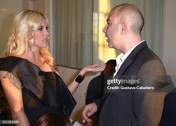 Tinsley Mortimer and Bruno Schiavi attends NYFW S/S 2013: "PIJU" Collection Launch at New York Fashion Palette at Dream Downtown on September 5, 2012...