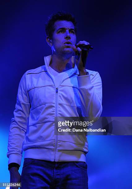 Singer/guitarist Nick Hexum of 311 peforms at Marymoor Amphitheater on September 5, 2012 in Redmond, Washington.