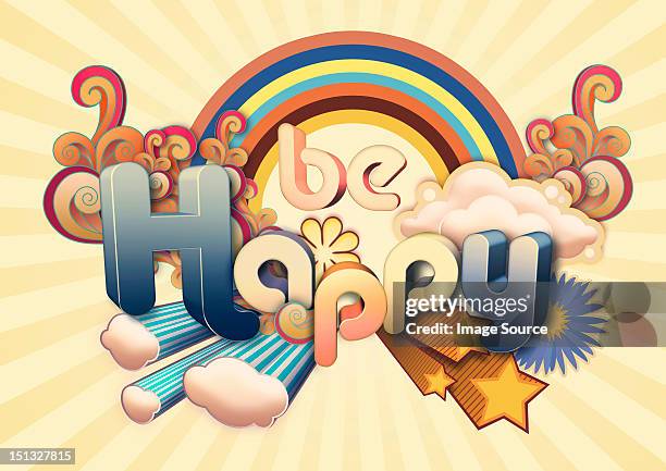 be happy illustration - sorglos stock-grafiken, -clipart, -cartoons und -symbole