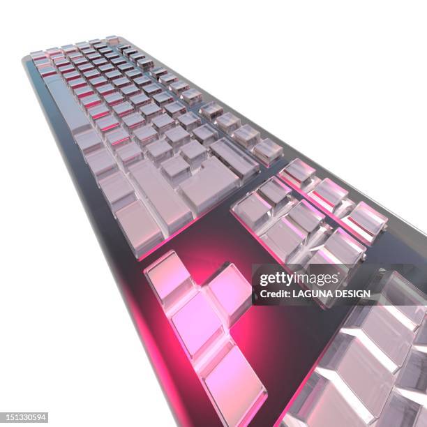 computer keyboard, artwork - computer keyboard white background stock illustrations