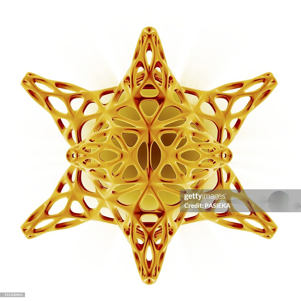 Radiolarian skeleton, artwork