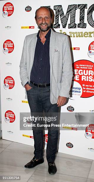 Jose Miguel Fernandez Satron attends the premiere of 'Amigos Para Siempre' at Munoz Seca theatre on September 5, 2012 in Madrid, Spain.