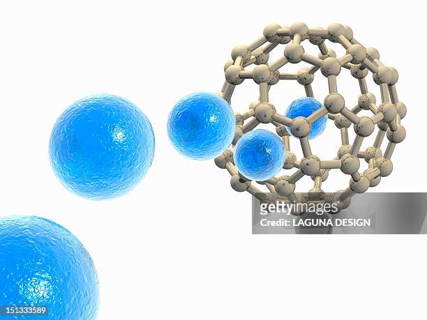 medical nanoparticles, conceptual image - nanoparticle stock-grafiken, -clipart, -cartoons und -symbole