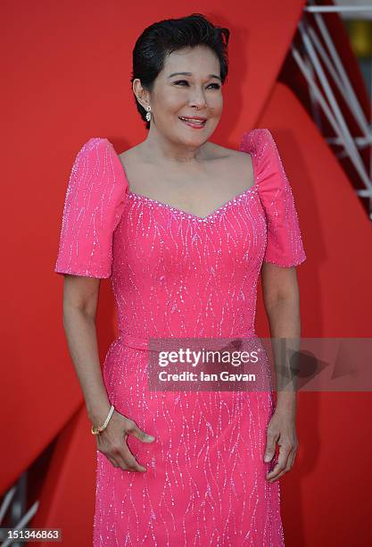 Actress Nora Aunor attends 'Thy Womb' Premiere during The 69th Venice Film Festival at the Palazzo del Cinema on September 6, 2012 in Venice, Italy.