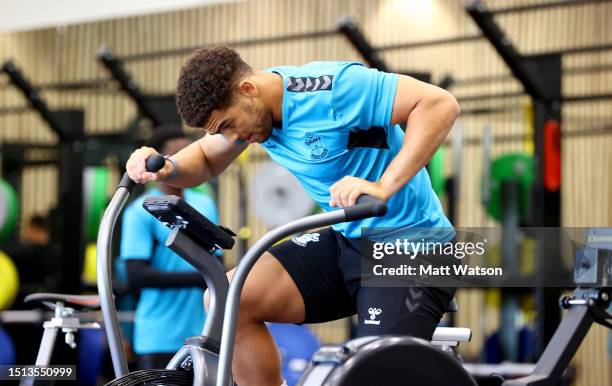 Che Adams during a Southampton FC pre season training session at the Staplewood Campus on July 03, 2023 in Southampton, England.