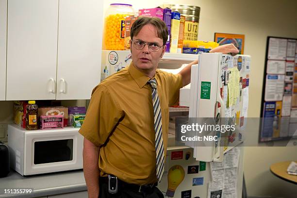 Workplace Bullying" Episode 901 -- Pictured: Rainn WIlson as Dwight Schrute--