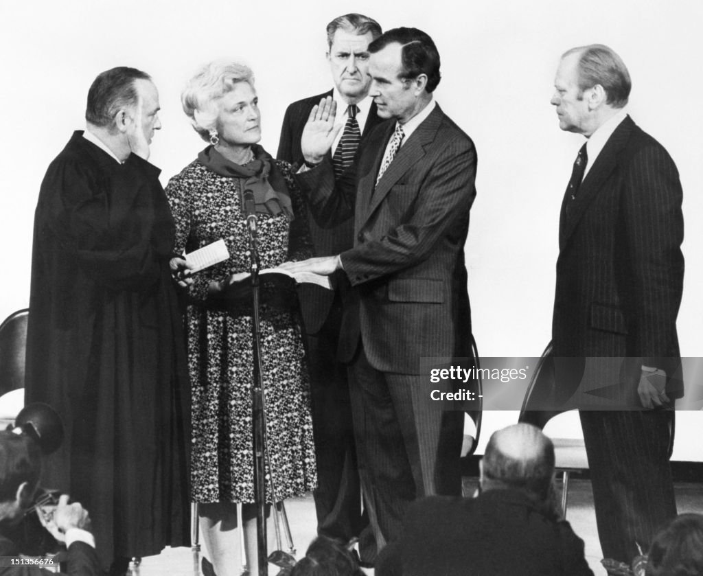 US-BUSH-CIA-SWEARING-IN-CEREMONY