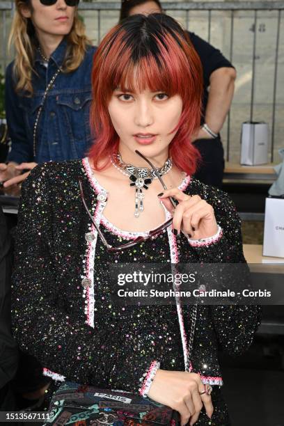 Ai Hashimoto attends the Chanel Haute Couture Fall/Winter 2023/2024 show as part of Paris Fashion Week on July 04, 2023 in Paris, France.