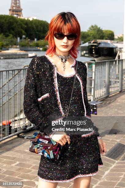 Ai Hashimoto attends the Chanel Haute Couture Fall/Winter 2023/2024 show as part of Paris Fashion Week on July 04, 2023 in Paris, France.