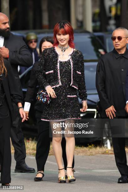 Ai Hashimoto attends the Chanel Haute Couture Fall/Winter 2023/2024 show as part of Paris Fashion Week on July 04, 2023 in Paris, France.