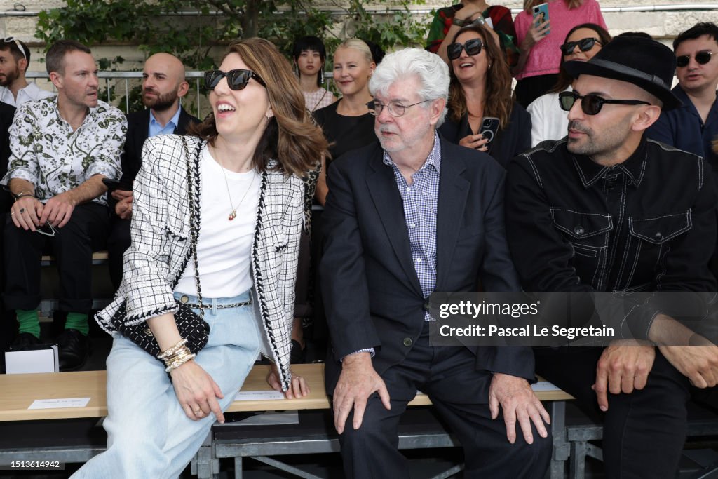 Chanel : Front Row - Paris Fashion Week - Haute Couture Fall/Winter 2023/2024